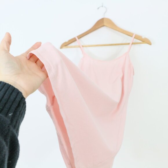 *mySTYLE Women's Long Black Cami - Pink - Picture 6 of 7